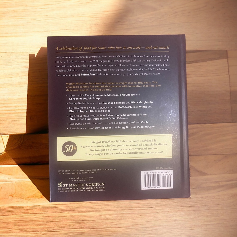 Weight watchers hard cover 50th anniversary cookbook - Picture 3 of 10
